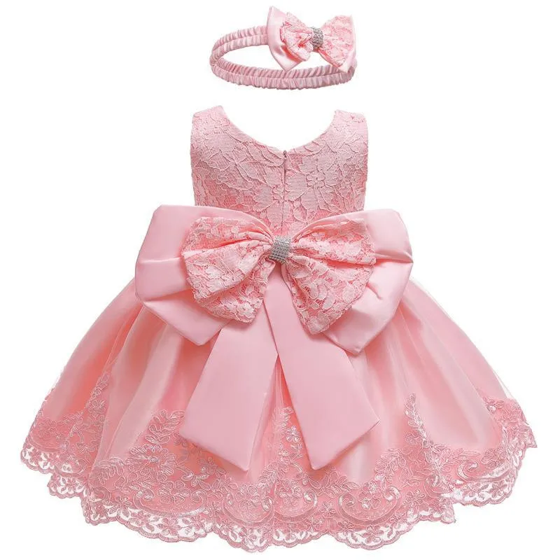 Платье для первого дня рождения, одежда для маленьких девочек Детские вечерние платья принцессы для маленьких девочек; одежда с цветочным принтом; детское Новогоднее платье - Цвет: As shown
