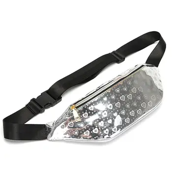 

Women Men Laser Waist Bum Bag Ladies Money Cell Phone Belt Pouch Hip Pouch Running Belt 23GE