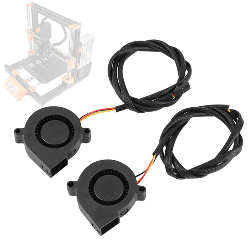 

For Prusa i3 MK3 3D Printer Parts DC 5V Blow Radial Cooling Fan Hydraulic Sleeve Bearing Front Fan Cooler Radiator