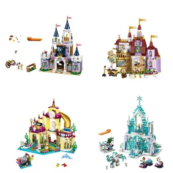 

NEW Bricks Compatible Lepining Girl Princess Disneye Princess Friend Series Building Blocks Model Toys For Children Girl Gift