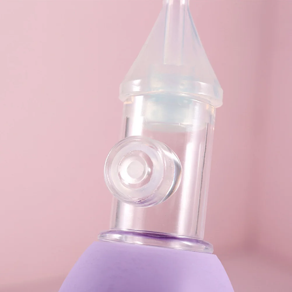 Household Nasal Aspirator Vacuum Sucker Infant Nose Cleaner For Baby Congestion Portable Pump Silicone Soft Tip Newborns
