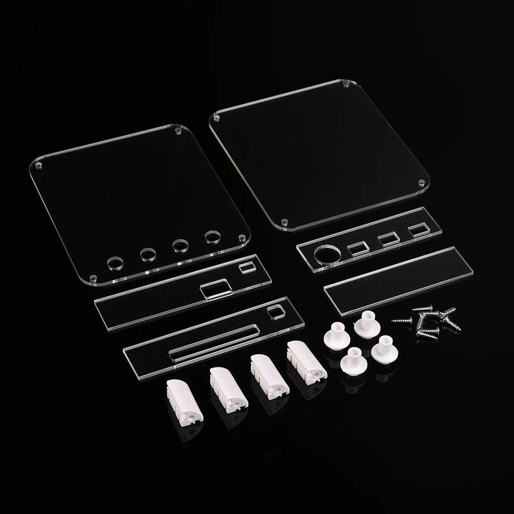 

New Acrylic Protection Case For DSO138 Mini Digital Oscilloscope DIY Anti Scratch Cover Transparent Shield