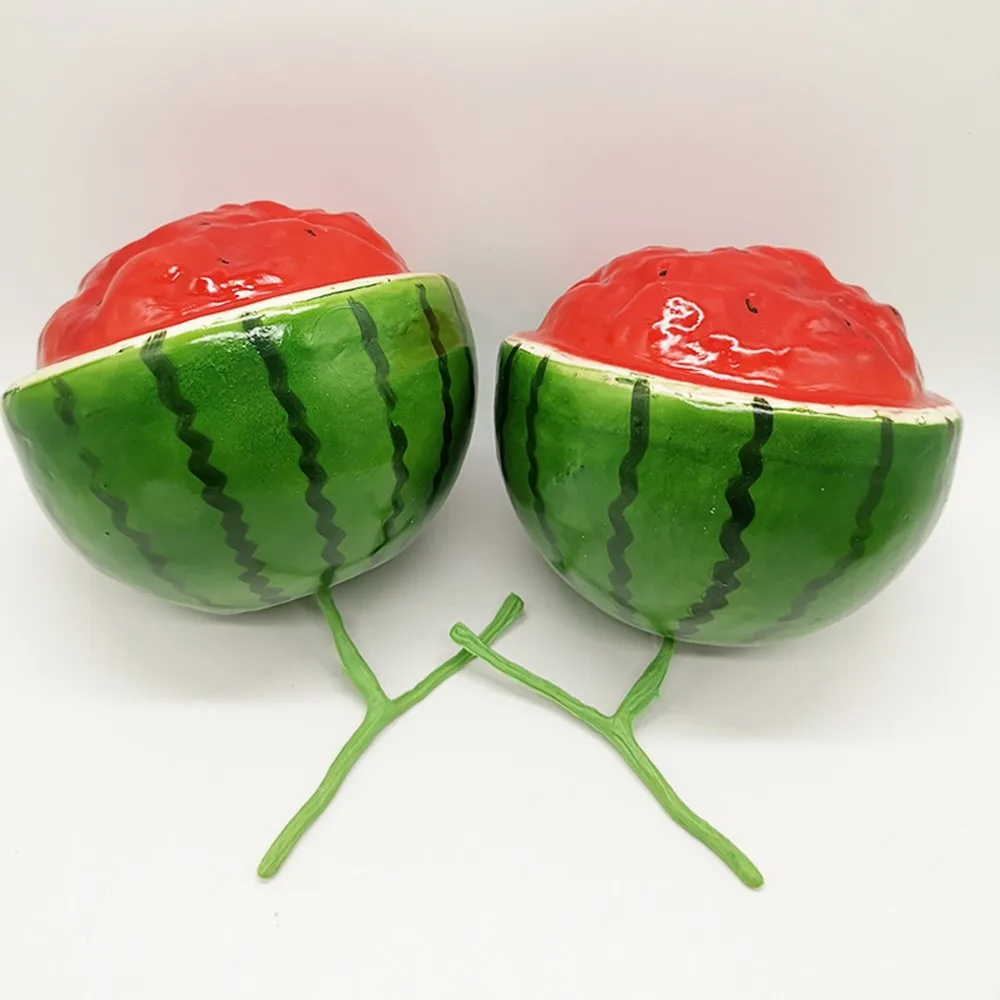 1 pc Creative Inflatable Ball Simulation Watermelon Rubber Ball Beach Pool Play Early Education Gifts Soft Toys For Kids Hot