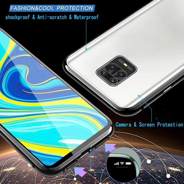 Magnetic Case for Nothing Phone 1 Phone Cover Metal Frame Bumper  Double-sided Glass Protective Cover for Nothing Phone one