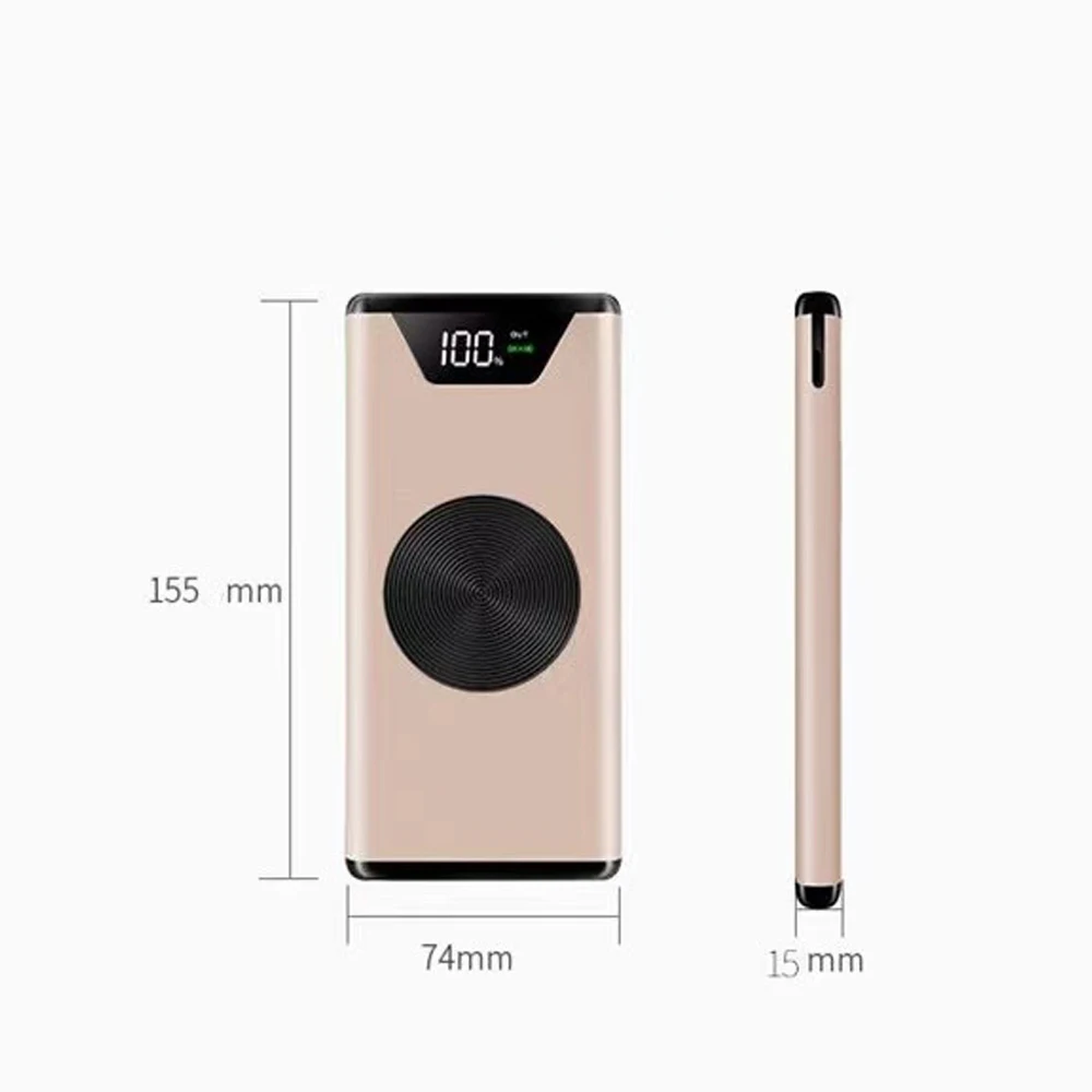 best power bank for iphone 99000mAh Power Bank Wireless Qi Charger Fast Charging Power Bank Mobile Phone Charger for Samsung iPhone 8 Poverbank power bank 20000mah