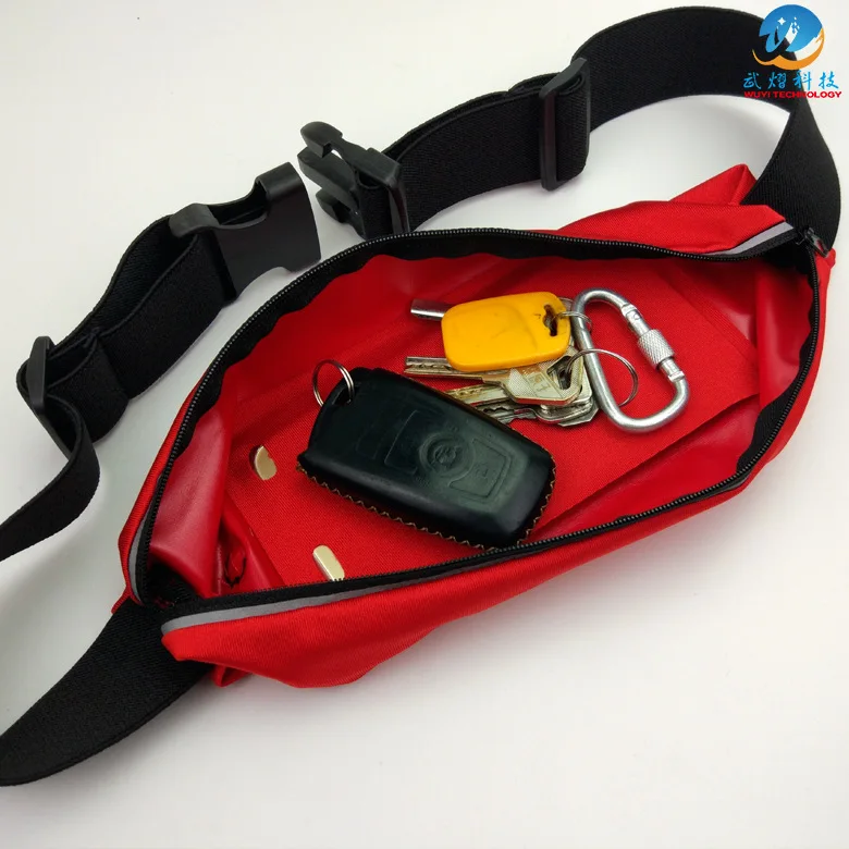 

Place of Origin Supply of Goods Solid Color Lycra Fashion Mountain Climbing Running Sports Waist Pack Transparent Window Reflect