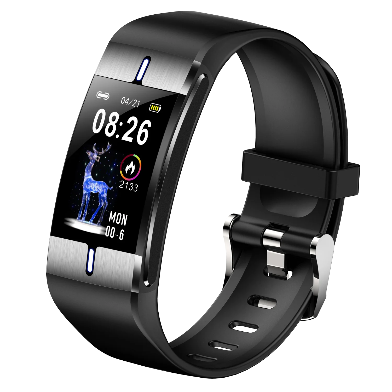 BM08 Smart Watch Exercise Body Fat Bracelet Blood Pressure Measurement Bluetooth Watch Wristband Fitness Tracker for Ios Android