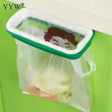 Кухонные гаджеты, дверца шкафа, мусорная полка для пакета, кухонная стойка для инструментов, подвесной пластиковый стеллаж для хранения мусора, кухонные аксессуары, товары