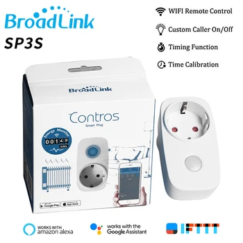 

Broadlink Smart Home SP3S WiFi Switch Smart Socket with Alexa Google Home EU Power Plug APP Remote Control Automation for IPhone