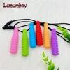 3PCS Sensory Chew Necklace A sensory oral aid teether toy for autism, hyperactivity, infant breastfeeding or special needs 3