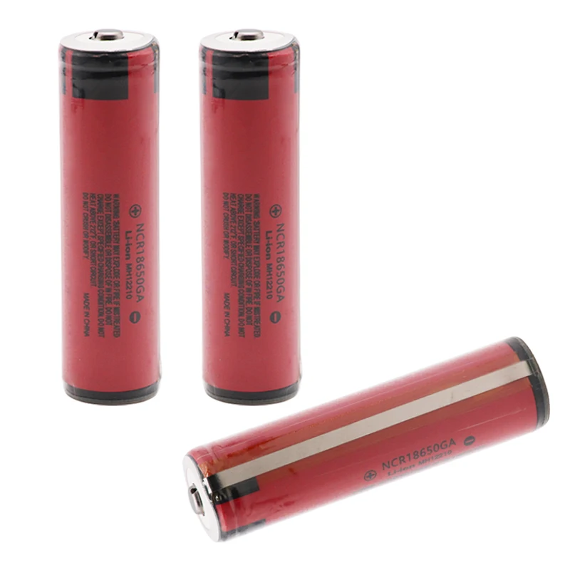 Оригинальная 18650 GA 3 7 v 3500mah литиевая аккумуляторная батарея сварка с защитой (PCB)