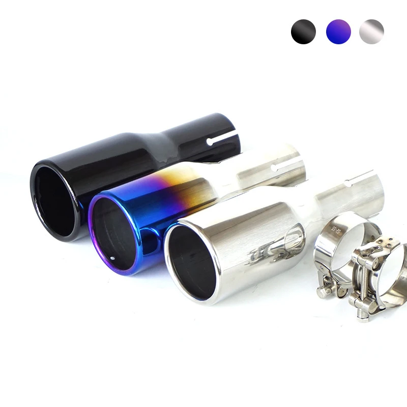 Car Exhaust Pipe Muffler Tail High Quality Stainless Steel 304 Length 200mm Interface 54mm Outlet 76mm | Автомобили и мотоциклы
