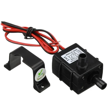 

DC 12V 4.8W 240L/H Flow Rate Waterproof Brushless Pump Ultra-quiet Mini Submersible Water Pump