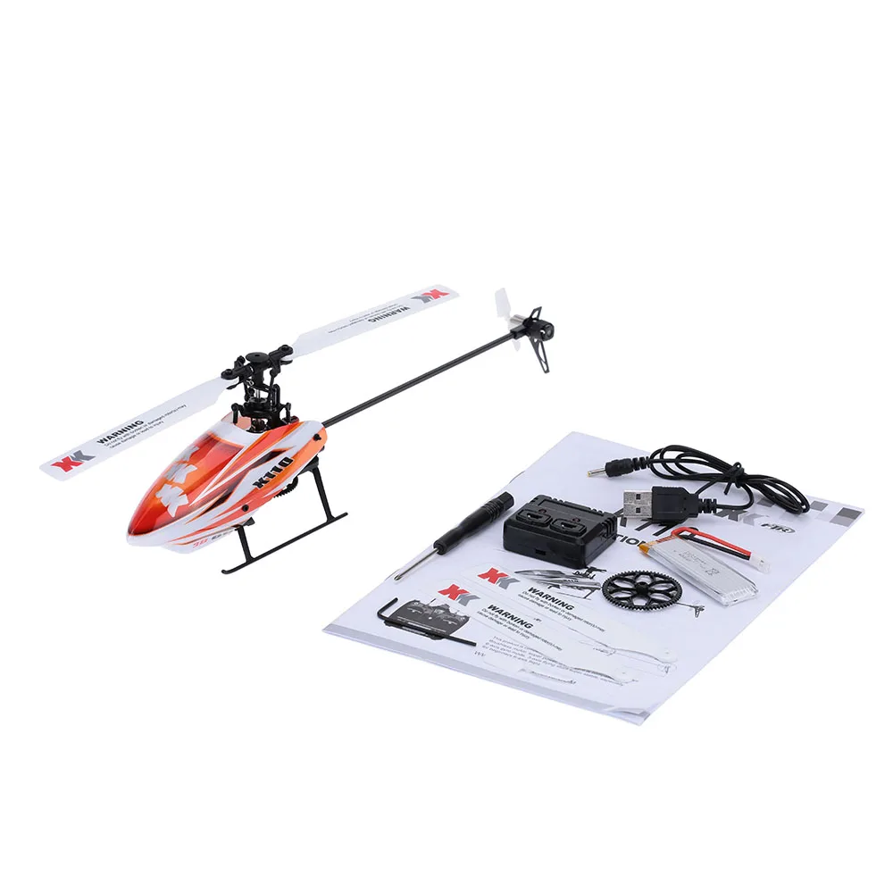 XK Blast K110-B 6CH 3D 6G система бесщеточный двигатель BNF вертолет без пульта дистанционного управления