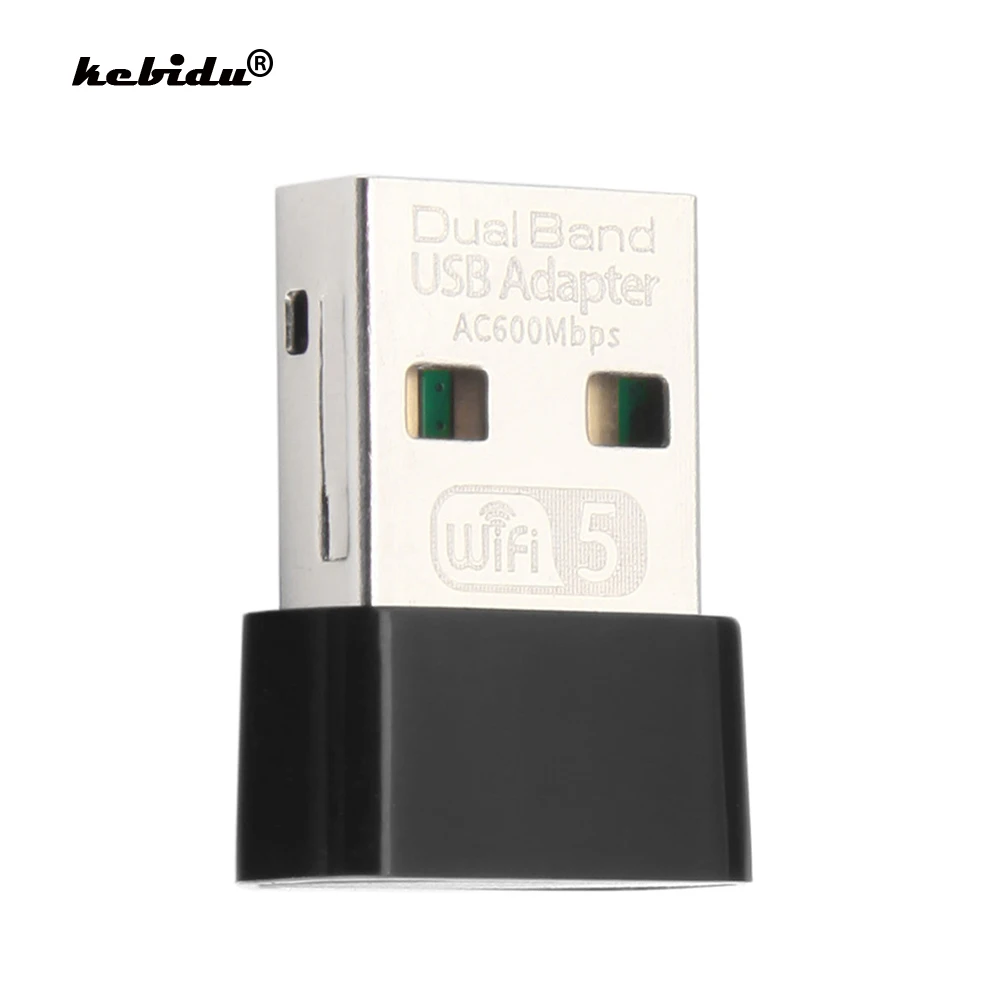Kebidu 600 Мбит/с USB WiFi адаптер двухдиапазонный 2 4 ГГц 5 антенна Realtek RTL8811 мини