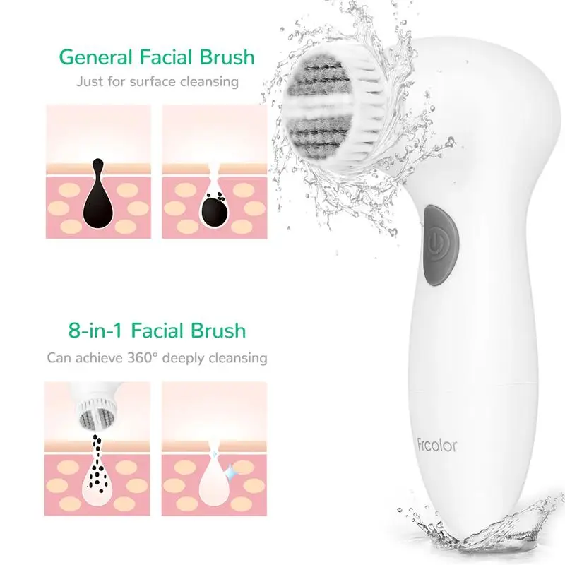 Щетка для лица FRCOLOR 8 в 1 инструменты ухода за кожей портативный Электрический
