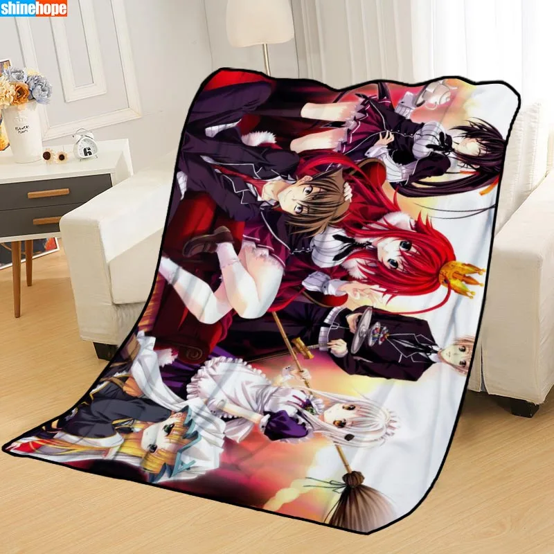Custom High School DxD Blankets for beds throw blanket soft blanket summer blanket anime blanket travel blanket - Цвет: Blanket 18
