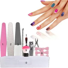 

9pcs/set Household Polishing Nail Clipper Stainless Steel Manicure Care Tool Nail Tool Kit