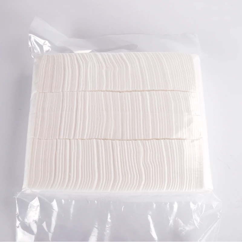 1Bag 500 Pcs Cotton Pads Makeup Double-Layer Thick Facial Cleansing Cotton Piece Profession Permanent Cosmetic Supplies