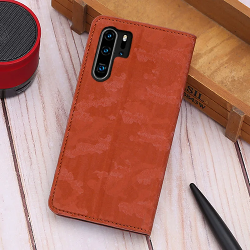 Brown Флип Чехол Для huawei P10 P20 P30 Lite Коврики 9 10 20 Y6 Y9 P smart матовая текстура для Honor 8X 7a 9 9X10 lite чехол для телефона - Цвет: Brown