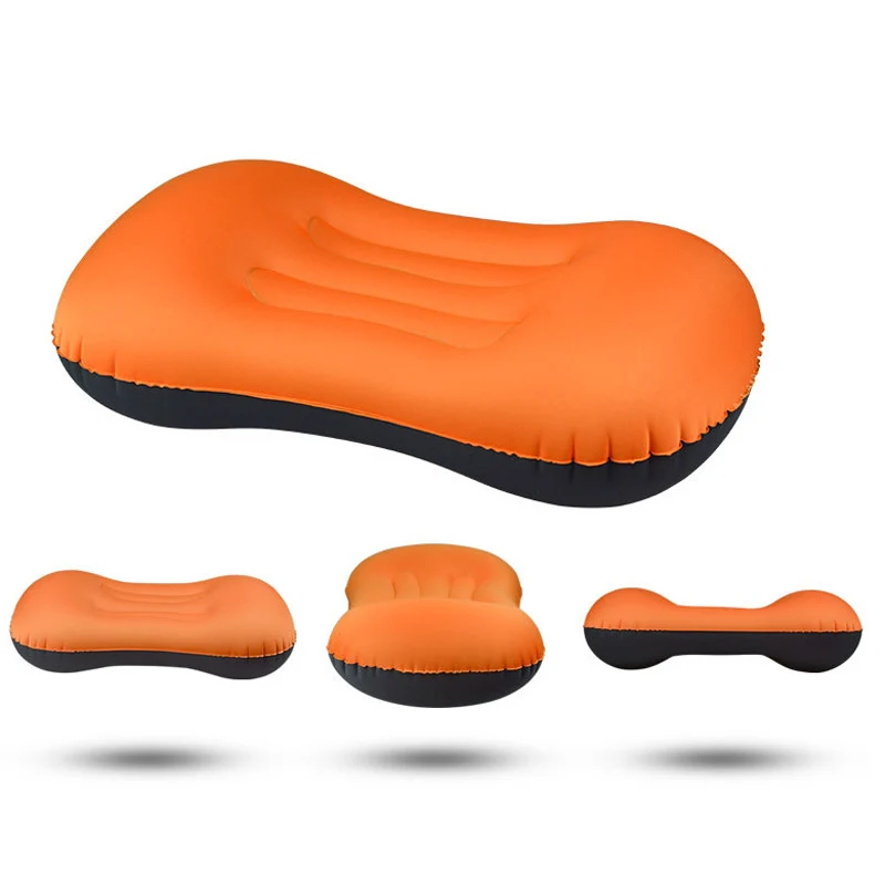 

Inflatable Pillow Travel Outdoor Mini Air Pillow Neck Camping Sleeping Gear Fast Foldable Portable Comfortable TPU Soft Pillow