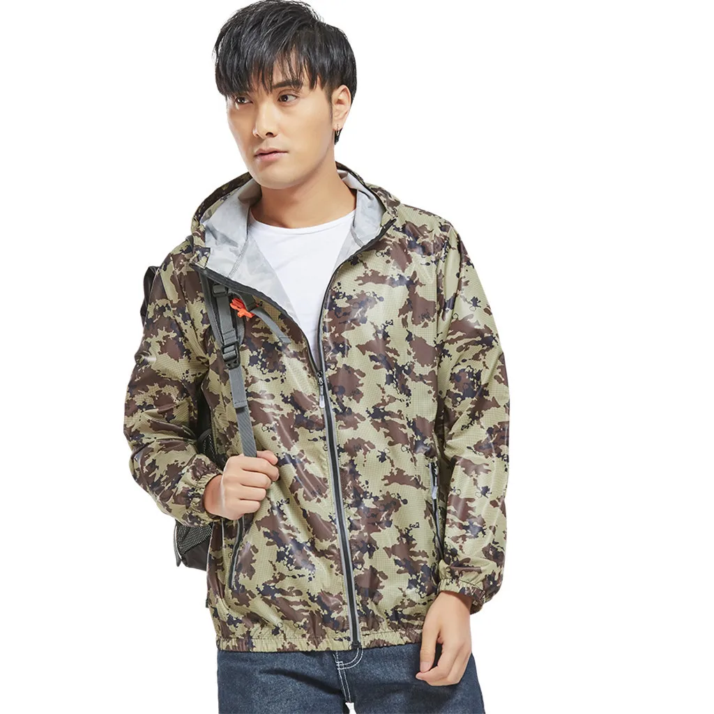 

Summer Jacket Camouflage Waterproof Air Conditioning Heatstroke Countermeasures Outdoor Working Clothes Top bicycle jacket