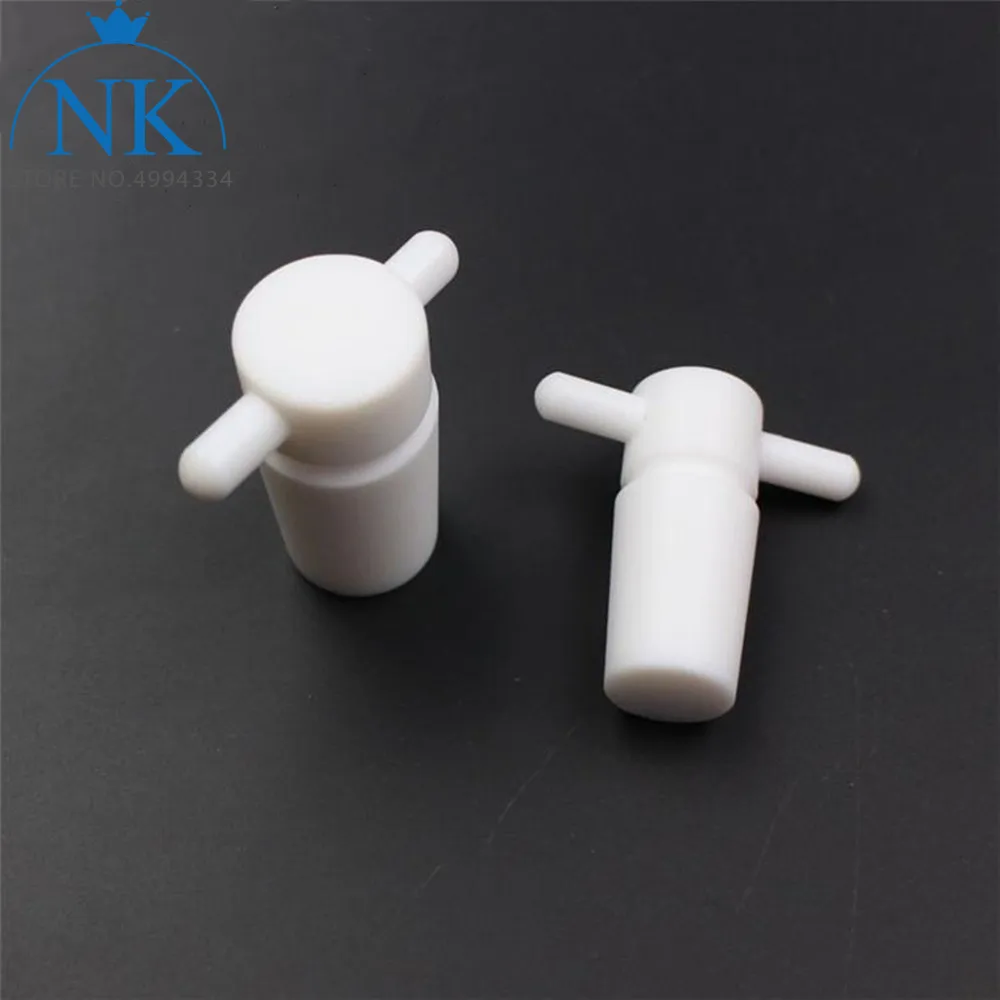 

3pcs 5pcs Lab 14/16/19/24/29/34# teflon sealing plug PTFE solid stopper with handle for school experiment