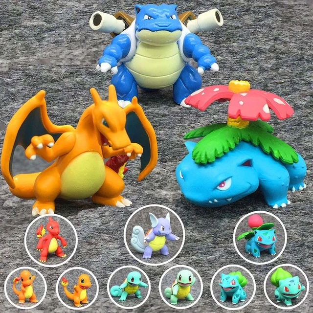 24€01 sur Set de 2 pièces Figurines Delicate Pokémon Charzard + Venusaur  modèle d'action ensemble de jouets pour enfants 8-12 cm - Figurine de  collection - Achat & prix