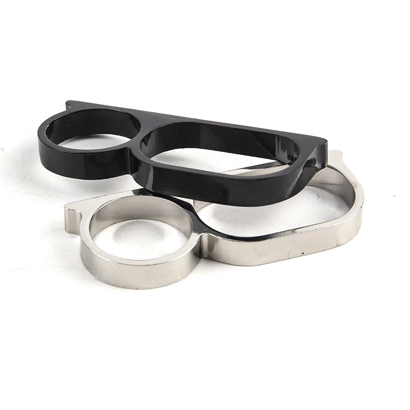 Finger Ring 1PCS Personality Hyperbole Double Knuckle Ring For Men Two Finger Punk Ring