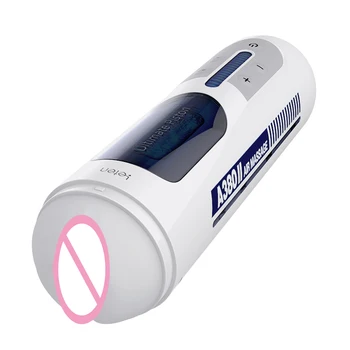 Leten A380II Automatic Piston Telescopic Male Masturbator Real Vagina Sucking Interaction Sucking Sex Toys For Men Sex Machine 3
