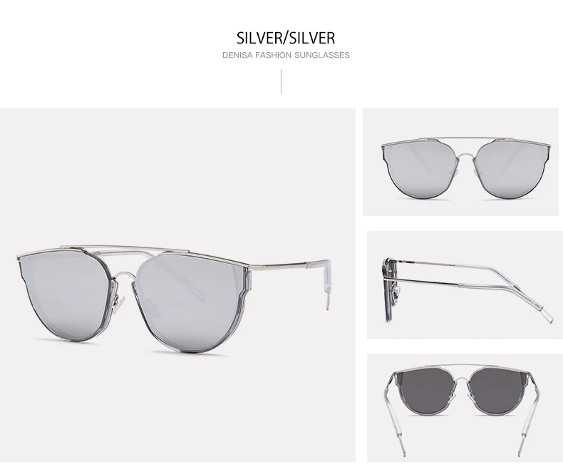 DENISA новые авиационные Зеркальные Солнцезащитные очки Мужские модные ретро солнцезащитные очки Женские водительские очки UV400 piloot солнцезащитные очки для мужчин G31066