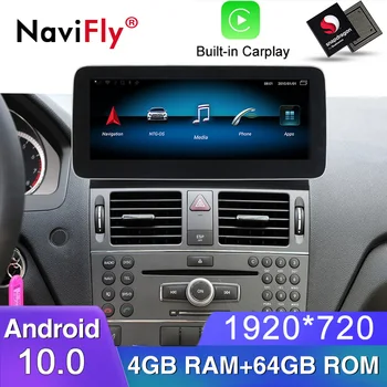 

new arrival! 10.25" IPS screen Android 10.0 Car Dvd Navi Player for Mercedes benz C Class W204 2008-2010 Car multimedia player