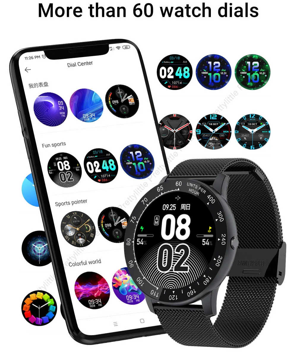 New Pph30 Custom Dial Smart Watch Men Women Round Full Touch Screen 1 3 Inch Ip68 Waterproof Smartwatch For Android Ios Phone Smart Watches Aliexpress