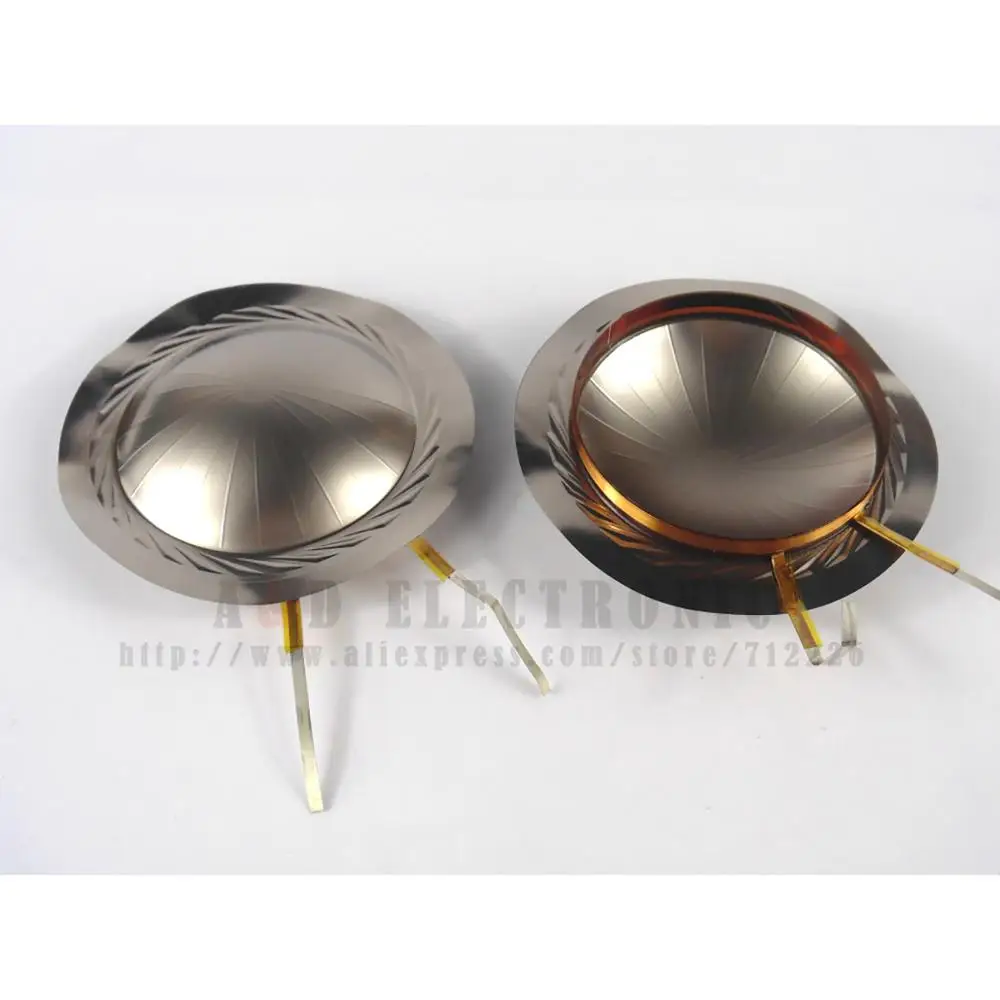 2pcs 51.2mm Replacement Diaphragm Voice Coil Repair Kit 8ohm Speaker