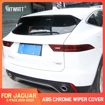 

For Jaguar E-pace E pace 2018 2019 2020 Car ABS Chrome Rear Window Wiper Cover Trims Exterior Windscreen Wipers Decoration 4Pcs