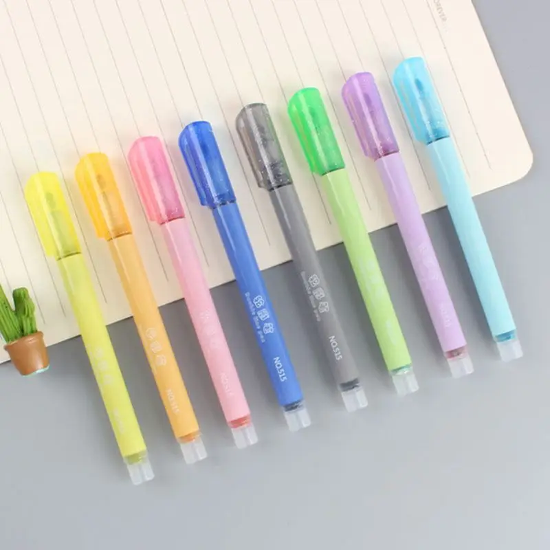 8 цветов, двойная линия, контурная ручка, маркер для рисования, флуоресцентный маркер, детский подарок