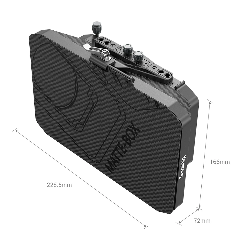 SmallRig Lightweight Clamp-On Matte Box with Carbon Fiber Top Flag 2660