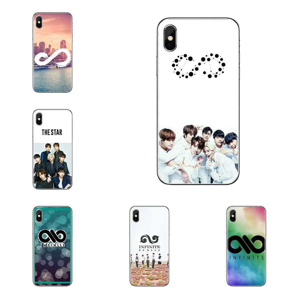 Для iPod Touch Apple iPhone 4 4s 5 5S SE 5C 6 6S 7 8 X XR XS Plus MAX Korea Infinite KPOP boy прозрачные мягкие чехлы |