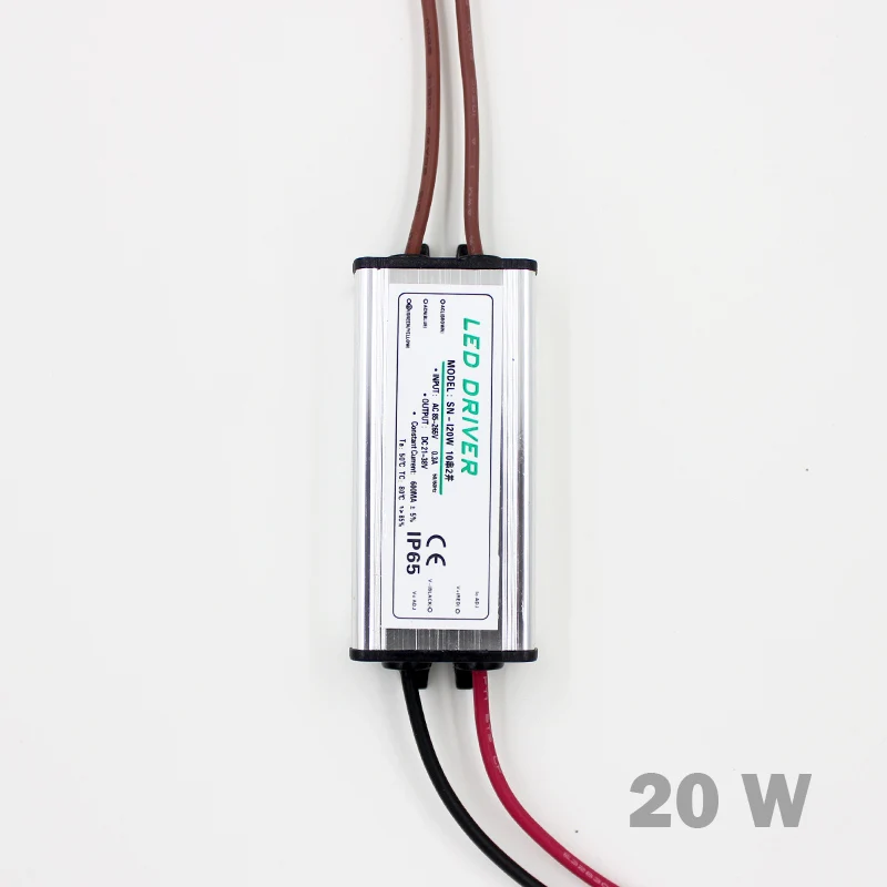 10-100W Wateerproof LED Light Driver AC 85-265V DC25-38V Transformer Power Supply Adapter for Led Lamp/Floodlight /Strip