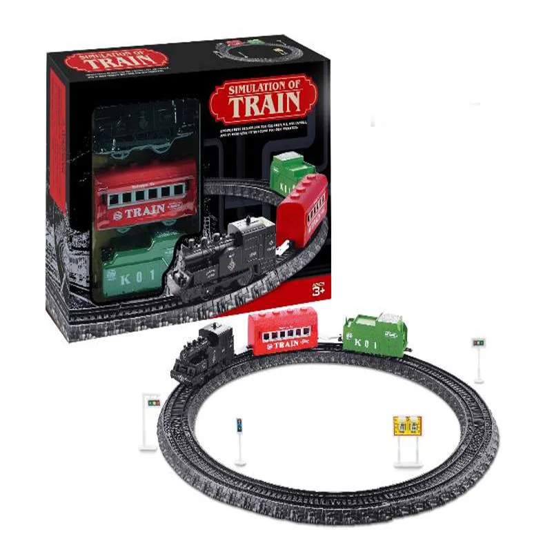 

Children Model Electric Camera Track Classical Toy Sets Classical Small Train Vintage Steam Train Toy Gift