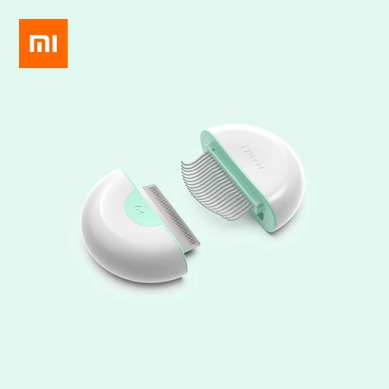 Xiaomi Youpin 2-в-1 домашних животных кошки собаки для удаления волос расчески профессиональные ножницы для стрижки меха обрезки Dematting Deshedding кисть Уход за лошадьми инструмент