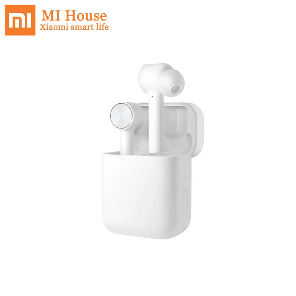 

Original Xiaomi Bluetooth Headset Air TWS Bluetooth 4.2 ACC HD IPX4 Waterproof With Charging Box Earphone For ios and android