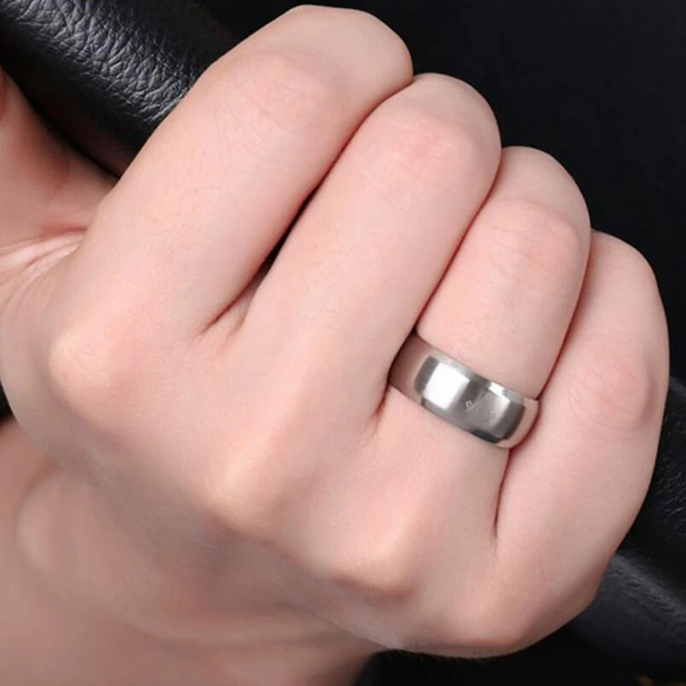 Elegant Black Masonic Stainless Steel Ring - Men's Wedding and Cocktail Jewelry