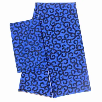 

2020 Nice Soft silk fabric African print metallic silk fabric sewing pattern textile for women party dress