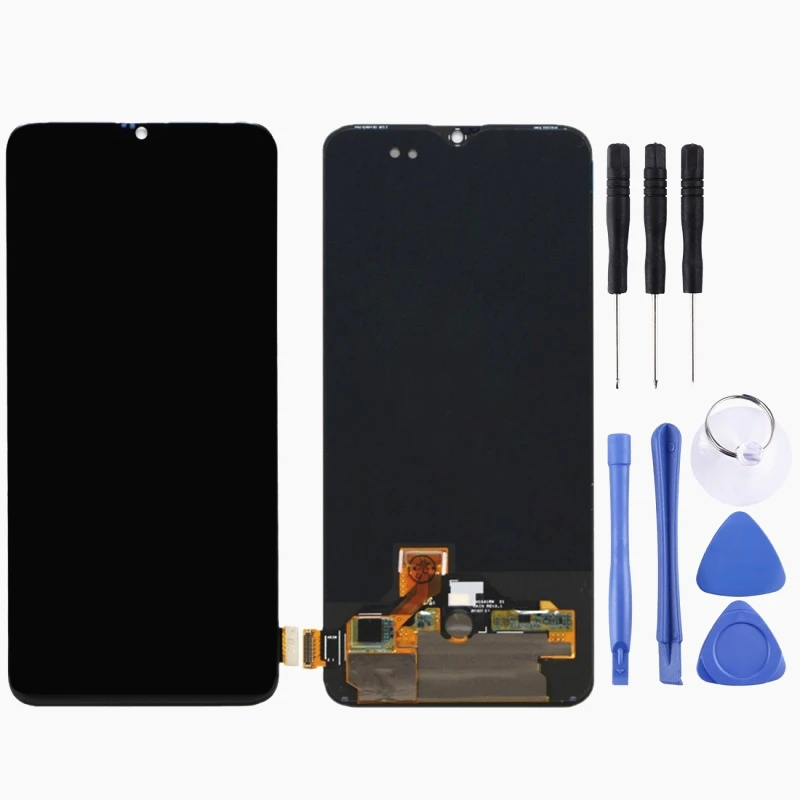 Для OnePlus 6 T A6010 A6013 ЖК-дисплей кодирующий преобразователь сенсорного экрана в сборе Замена для OnePlus 6 T 1+ 6 T lcd отпечатков пальцев+ Инструменты