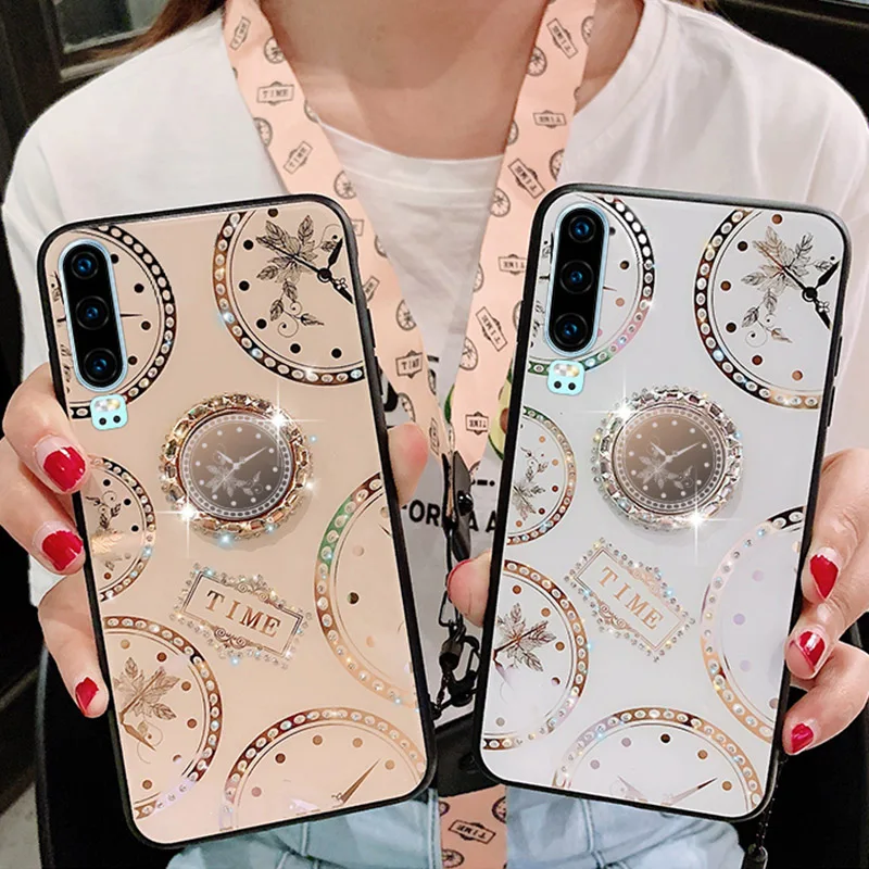 Блестящий силиконовый чехол для телефона huawei p20 lite 2019 p30 pro p20pro p30pro роскошный