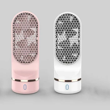 

Handheld Travel Fan Mini Fan Double Fan Blade USB Rechargeable Desktop Tower Fan Shaking Head Small Desk Fan