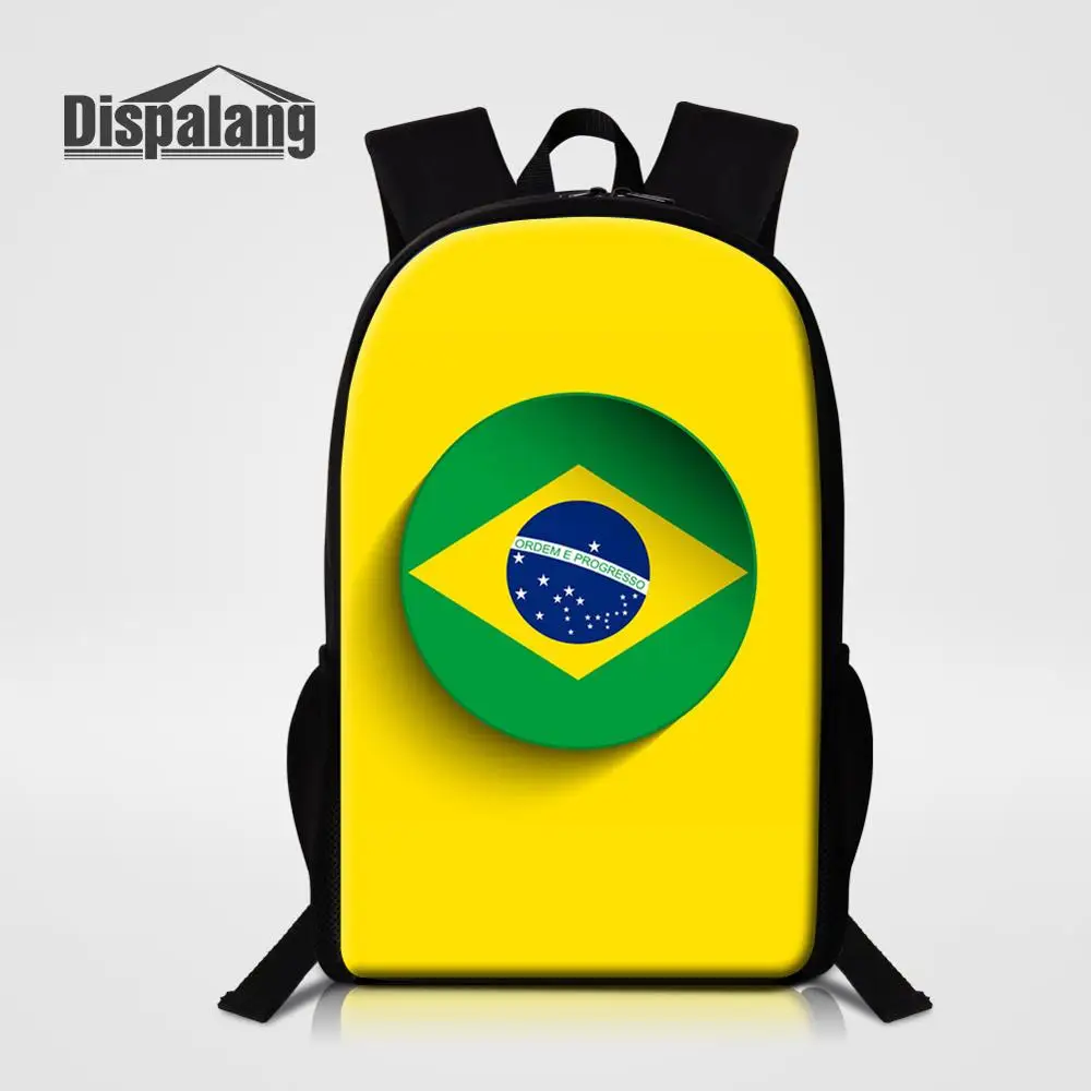 Backpack12 Бразильский рюкзак с черепом для мальчиков, крутые школьные сумки для любителей футбола, мужская сумка для книг, дорожная сумка на плечо, Детский рюкзак на заказ - Цвет: Backpack12