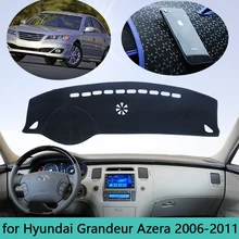 Alfombrilla antideslizante para salpicadero de coche, antideslizante, para Hyundai Grandeur Azera 2006 ~ 2011, 2007, 2008