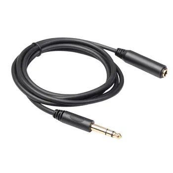 

Stereo 6.35mm Male-to-female Extension Cable 3049 1/4 Inch Male-to-female Stereo Extension Cable Headphone Extension Cable